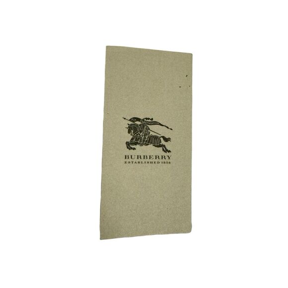 Burberry Sunglass Case Box, Black Cleaning Cloth & Brochure Lot - Picture 3 of 4